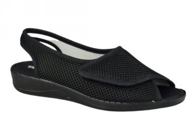 Πέδιλα γυναικεία | Υφασμάτινα | Υφαντίδης | 520970 | Μαύρο - Υφαντίδης - 